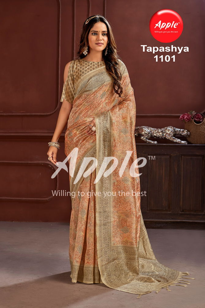 Tapashya Vol 11 By Apple Sufi Silk Printed Sarees Wholesalers In Delhi